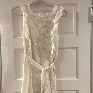 Shein white lace dress